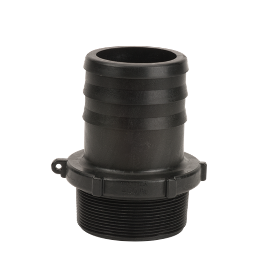Picture of KING NIPPLE POLY HB400 4" MPT X 4" HOSE BARB